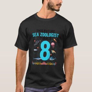 Camiseta Kids Future Sea Zoólogo for Ocean Birthday 8 Par