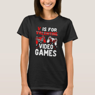 Camiseta Kids Gamer V Es Para Videojuegos El día de San Val
