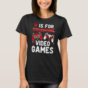 Camiseta Kids Gamer V Es Para Videojuegos El día de San Val