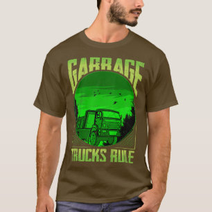 Camiseta Kids Garbage Trucks Rule Garbage Trucks 1549