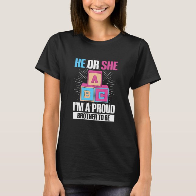 Camiseta Kids Gender Reveal Party for a Gender Reveal Broth (Anverso)