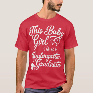 Camiseta Kids Girls Kindergarten Graduation Outfit