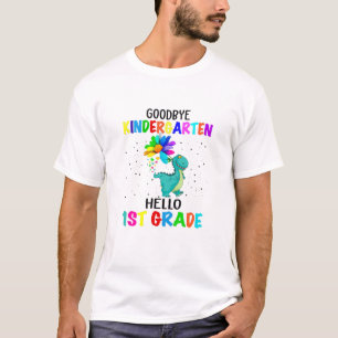 Camiseta Kids Goodbye Kindergarten Hello 1St Grade Graduati