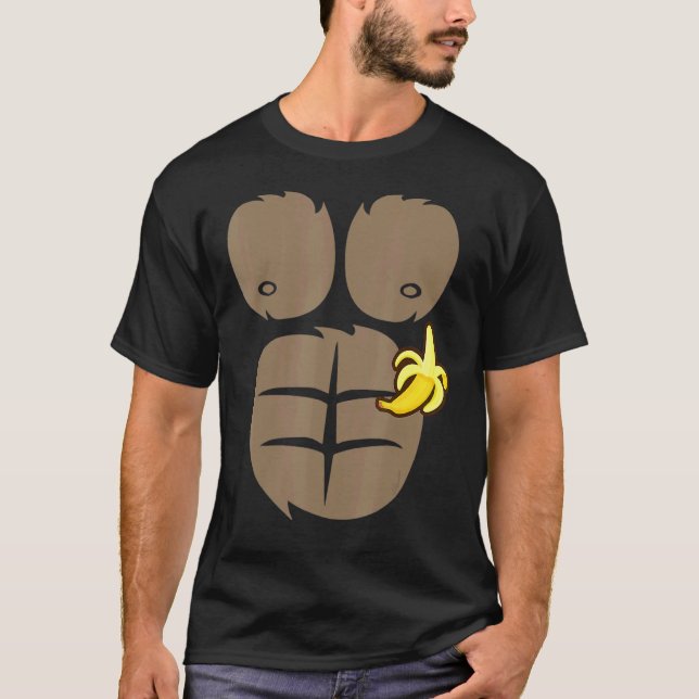Camiseta Kids Gorilla Chest Belly Mono Músculo del simio Go (Anverso)