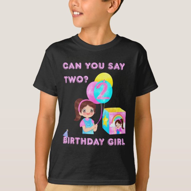Camiseta Kids Happy Birthday  (Anverso)