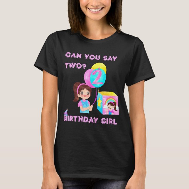 Camiseta Kids Happy Birthday  (Anverso)
