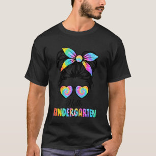 Camiseta Kids Hello Kindergarten Girls Back To School For
