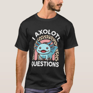 Camiseta Kids I Ask Axolotl Questions Youth Boys Girls Funn