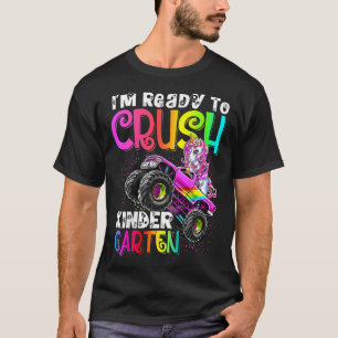 Camiseta Kids I'm Ready To Crush Kindergarten Monster Truck