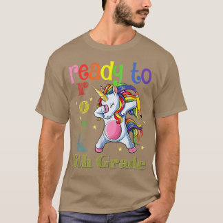 Camiseta Kids I'm Ready To Rock 6th Grade Unicorn Back To S