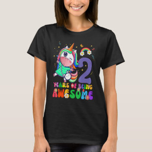 Camiseta Kids It's My 2day Unicorn Birthday Gir