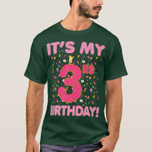 Camiseta Kids It's my 3º cumpleaños Candy Bonbons 3 años ol