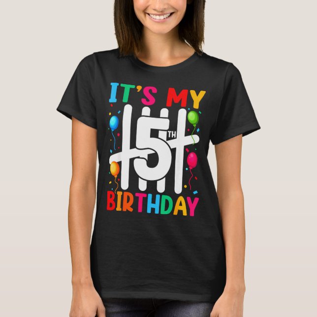 Camiseta Kids It's My 5th Birthday 5 Five Birthday Boys Gir (Anverso)