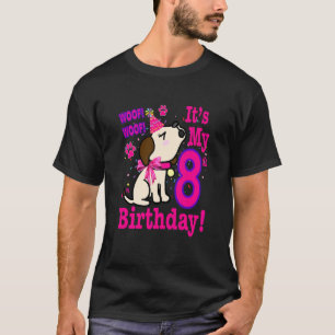 Camiseta Kids It's My 8day Birthday Dog Theme (Tema del per