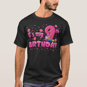 Camiseta Kids It's my 9º cumpleaños Candy Bonbons 9 Years o