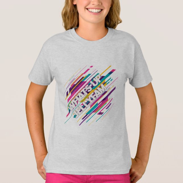 Camiseta Kids JellyFam Béisbol Long Sleeve Tee (Anverso)