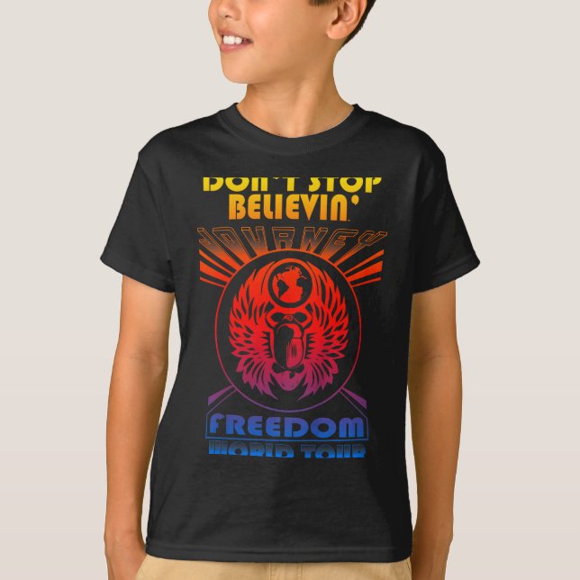 Camiseta Kids Journey Don't Stop Believin'  (Anverso)