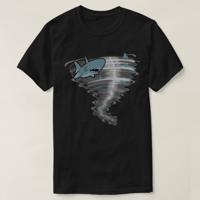 Camiseta Kids KALI Tornado Shark Bday (Diseño del anverso)