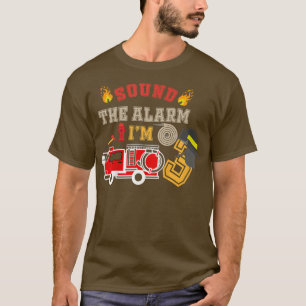 Camiseta Kids Kids Fire Truck 3 Year Old Firefighter 3rd Bi