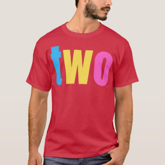 Camiseta Kids Kids Girl two Year Old 2nd Birthday Toddler 2