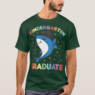 Camiseta Kids Kids Kindergarten Graduate Shark Fish Graduat