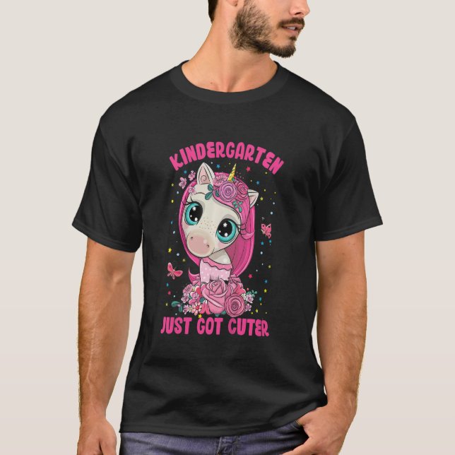 Camiseta Kids Kindergarten  Unicorn Fun For Girls (Anverso)