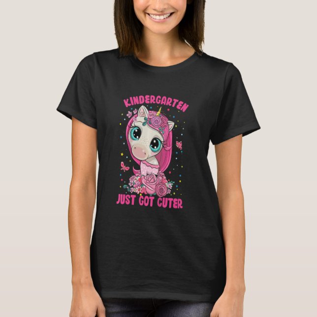 Camiseta Kids Kindergarten  Unicorn Fun For Girls (Anverso)