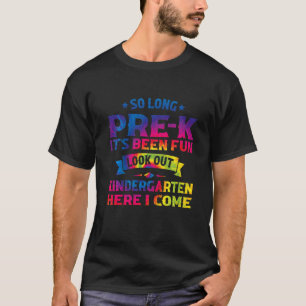 Camiseta Kids Last Day So Long Pre K Kindergarten Here I Co