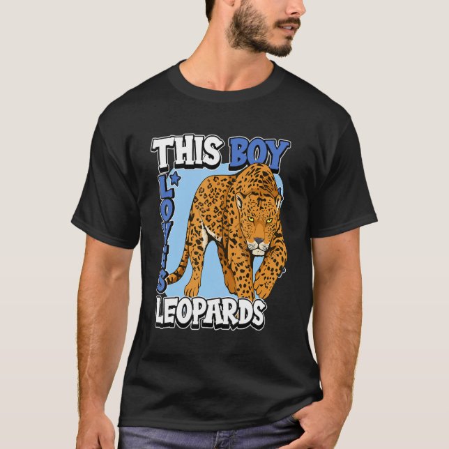 Camiseta Kids Leopard Quote Wildcat A Este Niño Le Encantan (Anverso)
