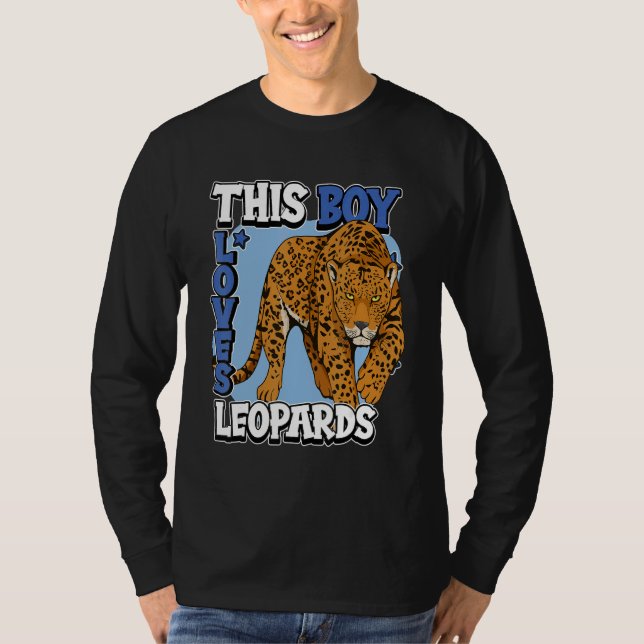 Camiseta Kids Leopard Quote Wildcat A Este Niño Le Encantan (Anverso)