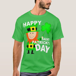 Camiseta Kids Leprechaun Gift for Boys Girls Happy Saint