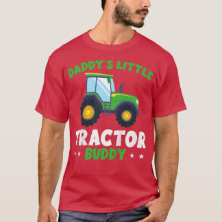 Camiseta Kids Little Farmer Daddy'S Little Tractor Buddy