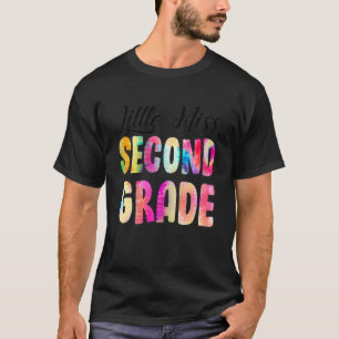 Camiseta Kids Little Miss Second Grade Girl Back To School 