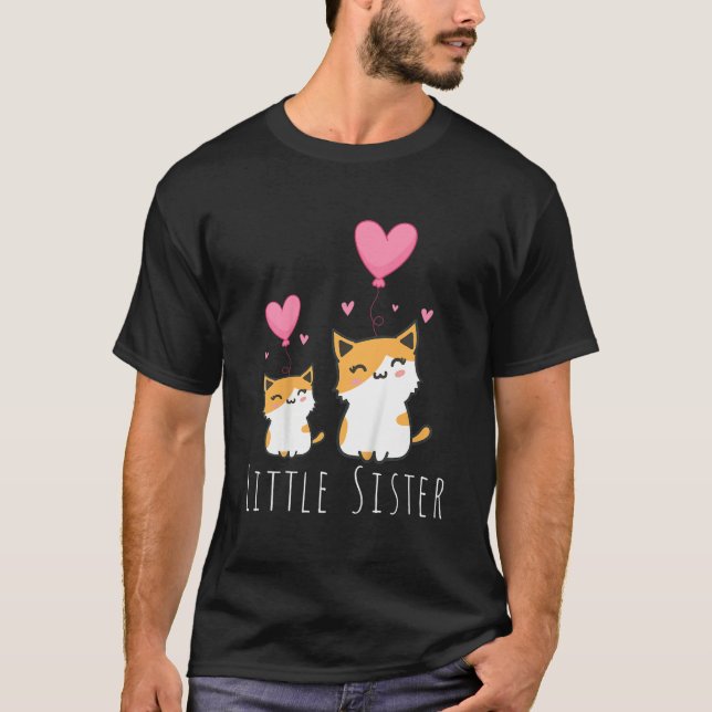 Camiseta Kids Little Sister Cat   (Anverso)
