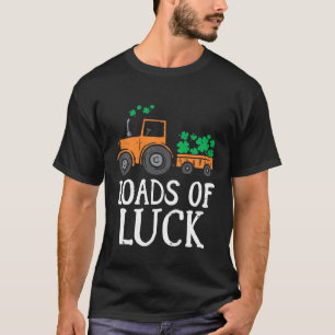Camiseta Kids Loads Of Luck Tractor St Patrick's Day Truck
