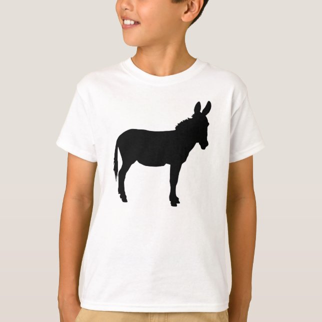 Camiseta Kids long sleeve shirt with donkey various colours (Anverso)
