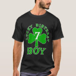 Camiseta Kids LUCKY BIRTHDAY BOY AGE 7 St Patricks Birthday<br><div class="desc">Kids LUCKY BIRTHDAY BOY AGE 7 St Patricks Birthday Tee</div>