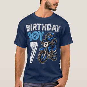 Camiseta Kids Motocross MX 7Gift Bike Dirt Bi de 7 años