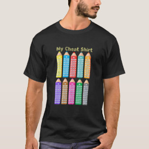 Camiseta Kids My Chea Kids Math Multiplicación Tablas