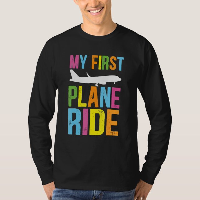 Camiseta Kids My First Plane Ride My First Plane Ride Kids  (Anverso)