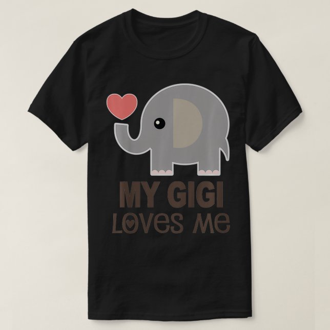 Camiseta Kids My Gigi Loves Me  (Diseño del anverso)