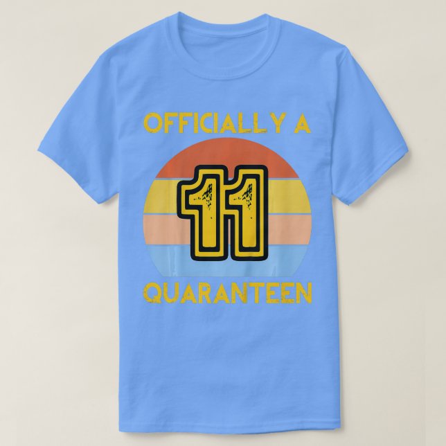 Camiseta Kids Officially A Eleven Quaranteen Funny 11th Bir (Diseño del anverso)