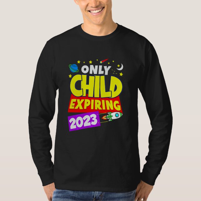 Camiseta Kids Only Child Expiring 2023 Big Bro Or Big Siste (Anverso)