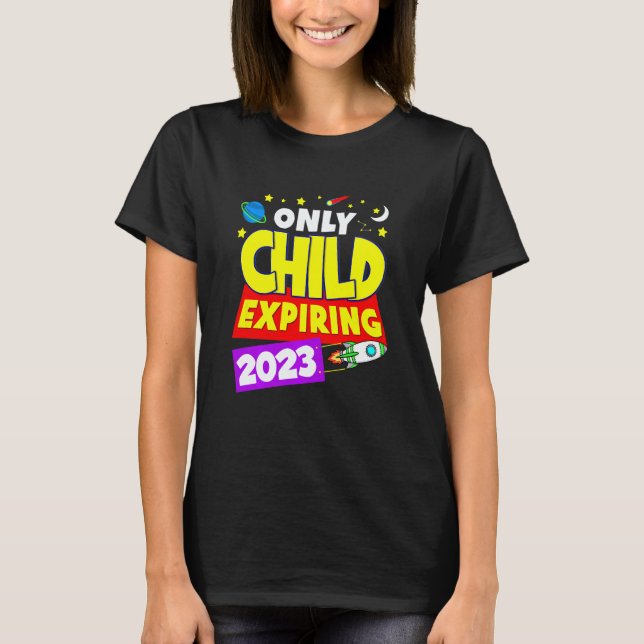 Camiseta Kids Only Child Expiring 2023 Big Bro Or Big Siste (Anverso)