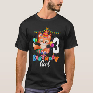 Camiseta Kids Panda 3Rd Birthday I'm 3 Years Old Boys Girls