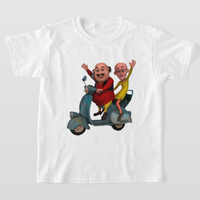 Camiseta Kids personalizado motu patlu T-Shirt (Distribución)