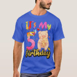 Camiseta Kids Pig 5th Birthday 5 Years Old Pig Birthday Pre<br><div class="desc">Kids Pig 5th Birthday 5 Years Old Pig Birthday Premium3801  .</div>