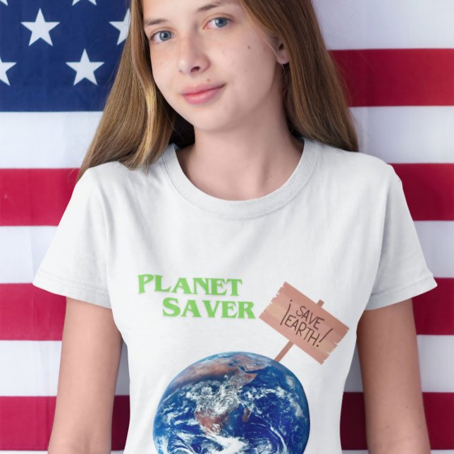 Camiseta Kids Planet Saver (Subido por el creador)