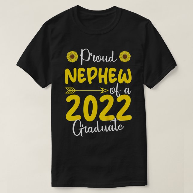 Camiseta Kids Proud Nephew Of A 2022 Graduate Graduation Fa (Diseño del anverso)