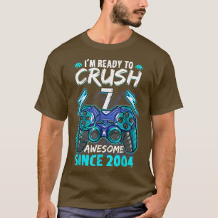 Camiseta Kids Ready Crush 7 Awesome 2015 Video Game 7th Bir